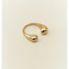 ANILLO ABIERTO DOBLE GOTA