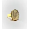 ANILLO CIRCULAR EFECTO PIEDRA