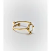 ANILLO EFECTO PIEDRA CUADRADA