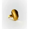 ANILLO OVAL DORADO