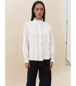 BLUSA ALFORZAS VOLANTES