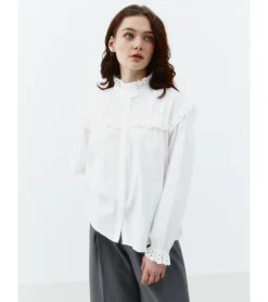 BLUSA ALGODÓN PUNTILLA