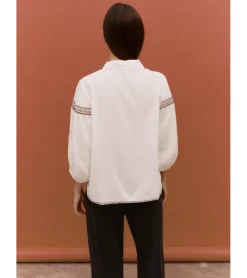 BLUSA BORDADA ALGODÓN