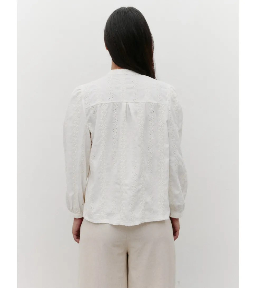 BLUSA BORDADOS PERFORADOS
