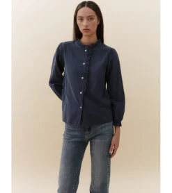 BLUSA CONTORNOS PUNTILLA