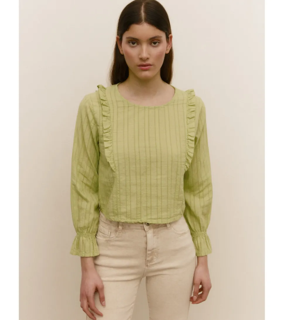 BLUSA CORTA PLUMETI