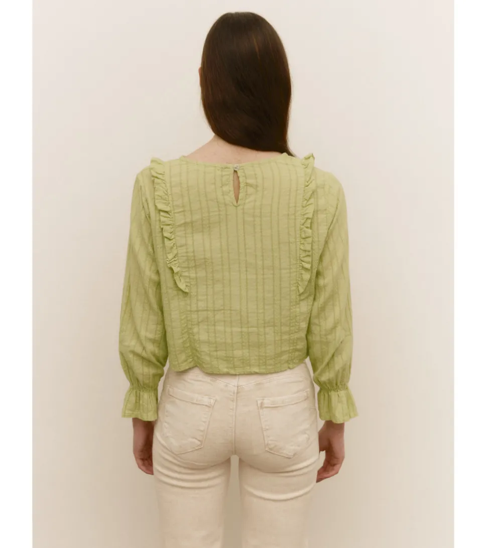 BLUSA CORTA PLUMETI