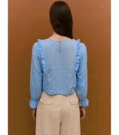 BLUSA CORTA PLUMETI