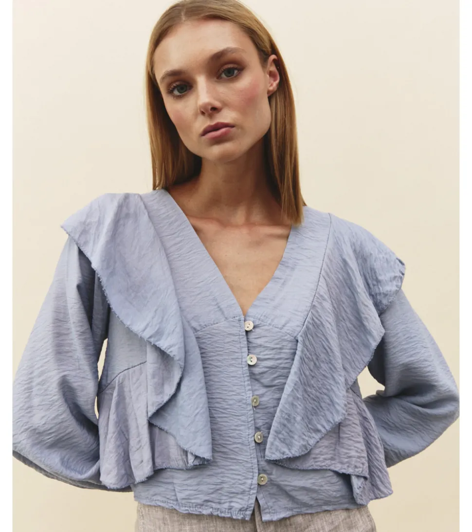 BLUSA CROPPED BOTONES