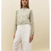 BLUSA CROPPED HOJAS