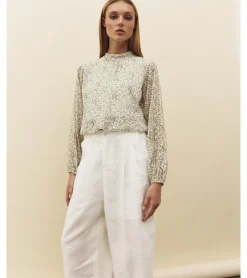 BLUSA CROPPED HOJAS