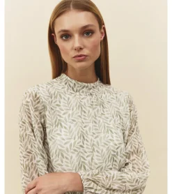 BLUSA CROPPED HOJAS