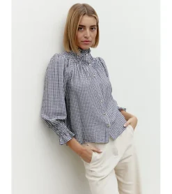 BLUSA CUADRO VICHY BOTONES