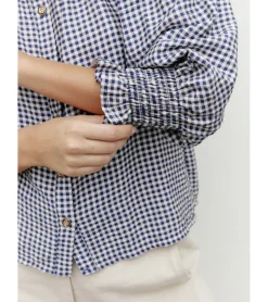 BLUSA CUADRO VICHY BOTONES