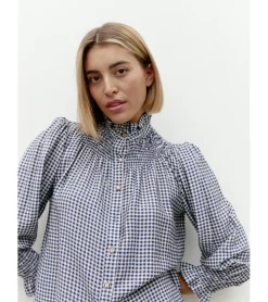 BLUSA CUADRO VICHY BOTONES