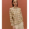BLUSA CUADROS BOTONES