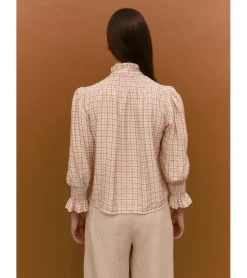 BLUSA CUADROS BOTONES