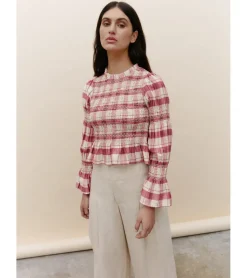 BLUSA CUADROS NIDO ABEJA