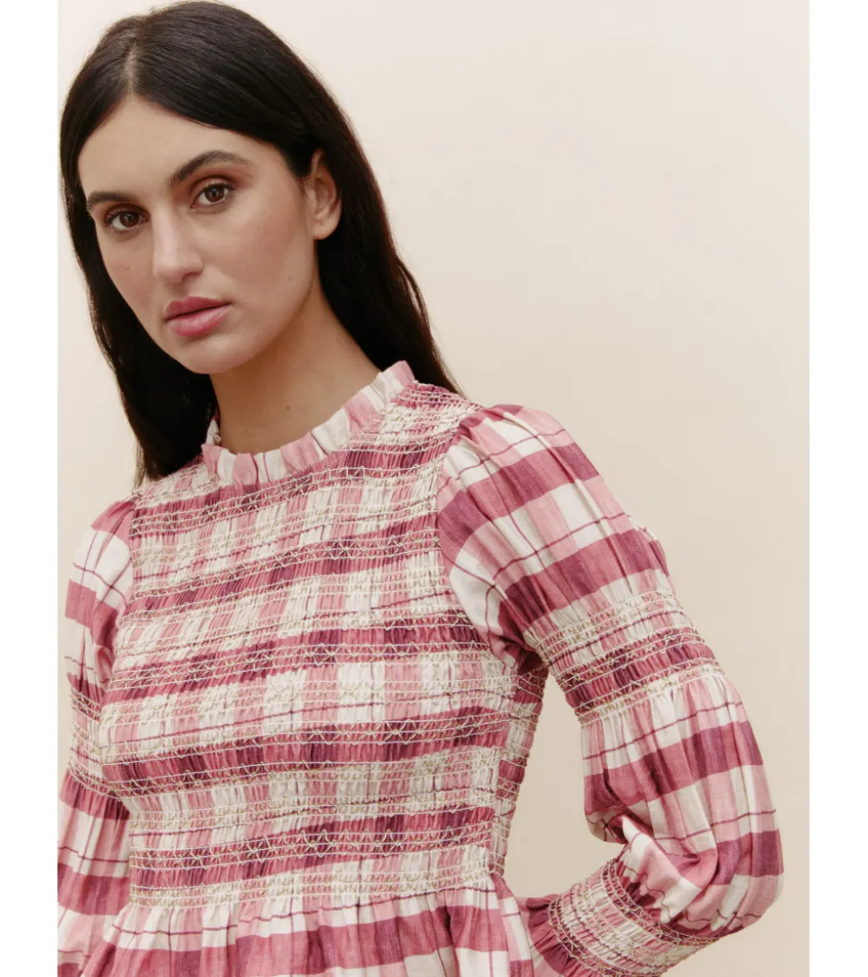 BLUSA CUADROS NIDO ABEJA