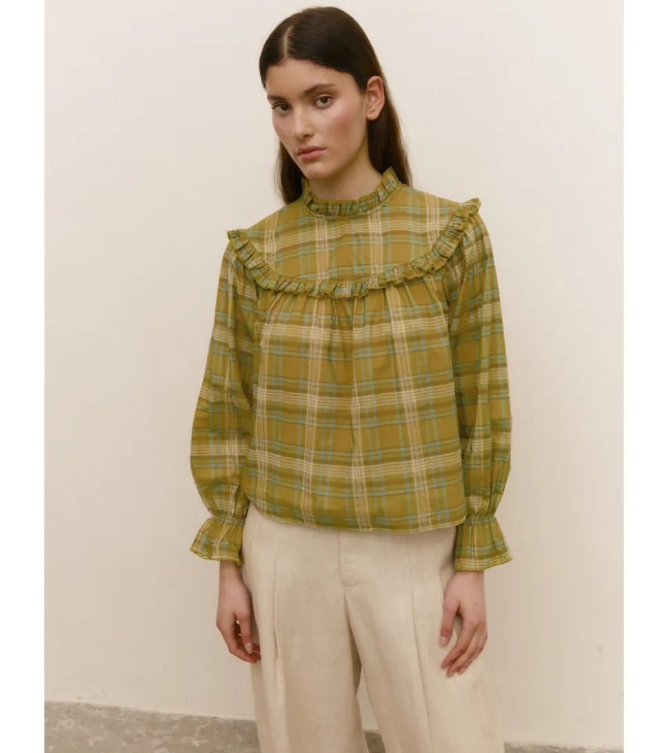 BLUSA CUADROS TARTÁN