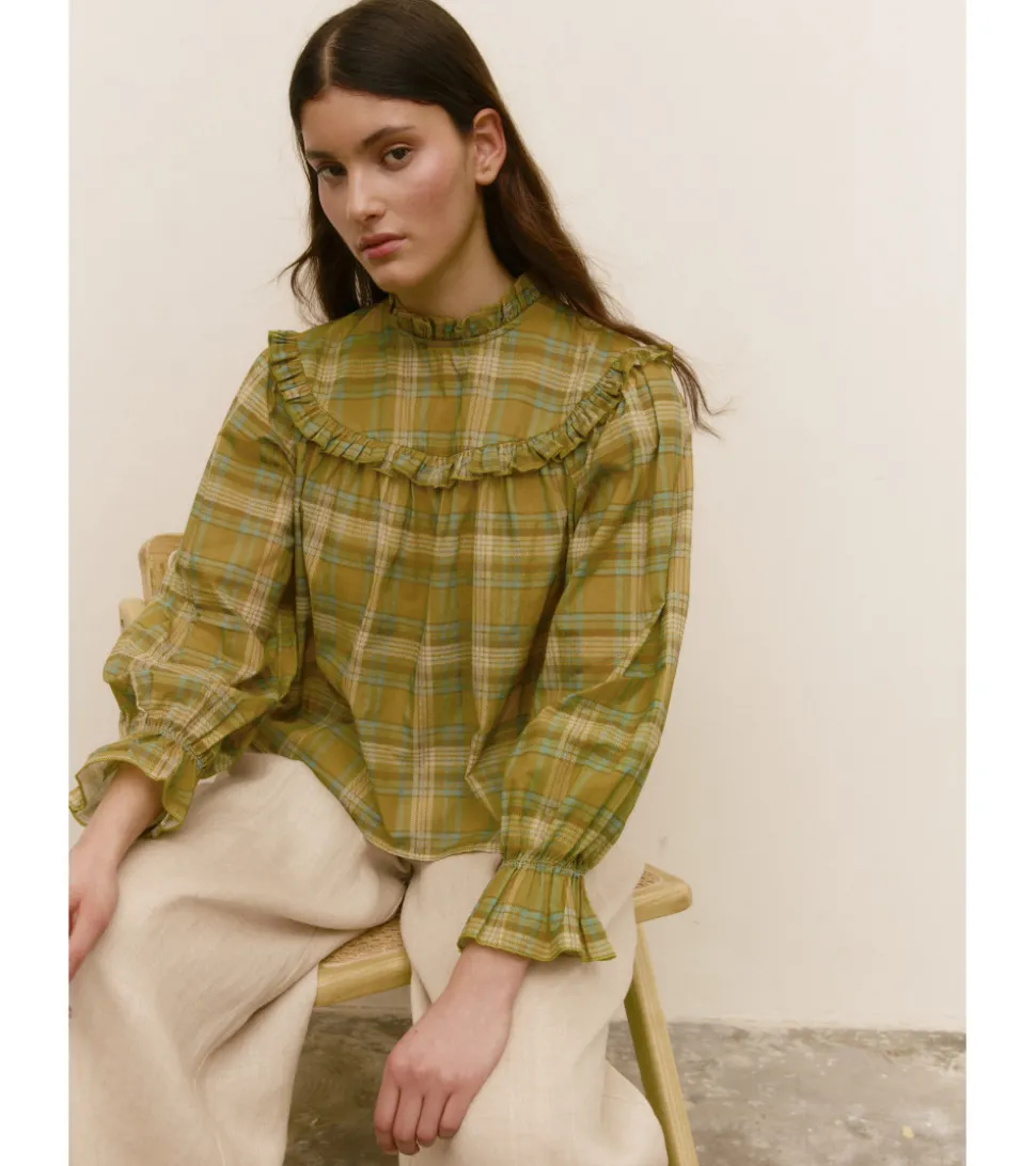 BLUSA CUADROS TARTÁN