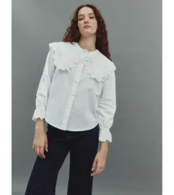 BLUSA CUELLO VOLANTES