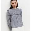 BLUSA ESTAMPADA NIDO DE ABEJA