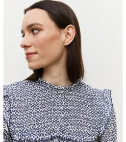 BLUSA ESTAMPADA NIDO DE ABEJA