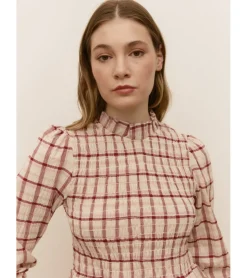 BLUSA ESTAMPADO CUADROS