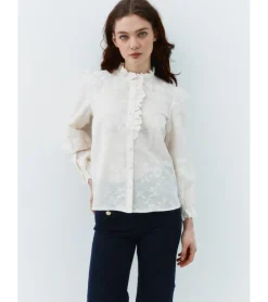 BLUSA FLORES BORDADAS