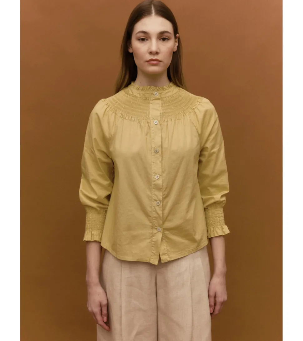 BLUSA FRUNCES CUELLO
