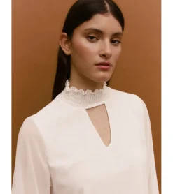 BLUSA GASA CUELLO