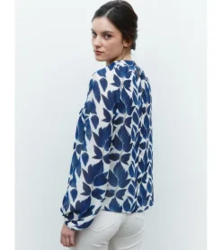 BLUSA GASA HOJAS