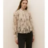 BLUSA GASA VOLANTES