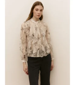 BLUSA GASA VOLANTES