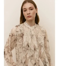 BLUSA GASA VOLANTES