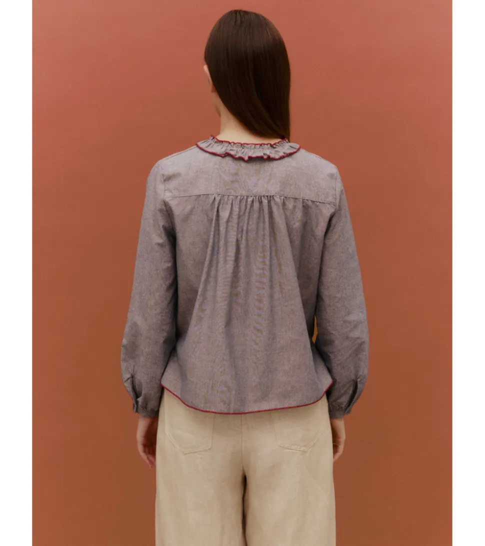 BLUSA HILO ROJO