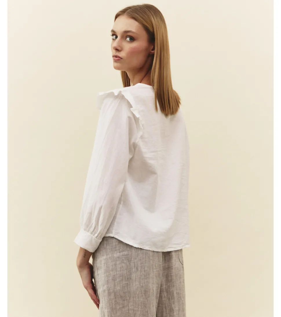 BLUSA JARETAS VOLANTE
