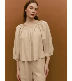 BLUSA LINO ESCOTE