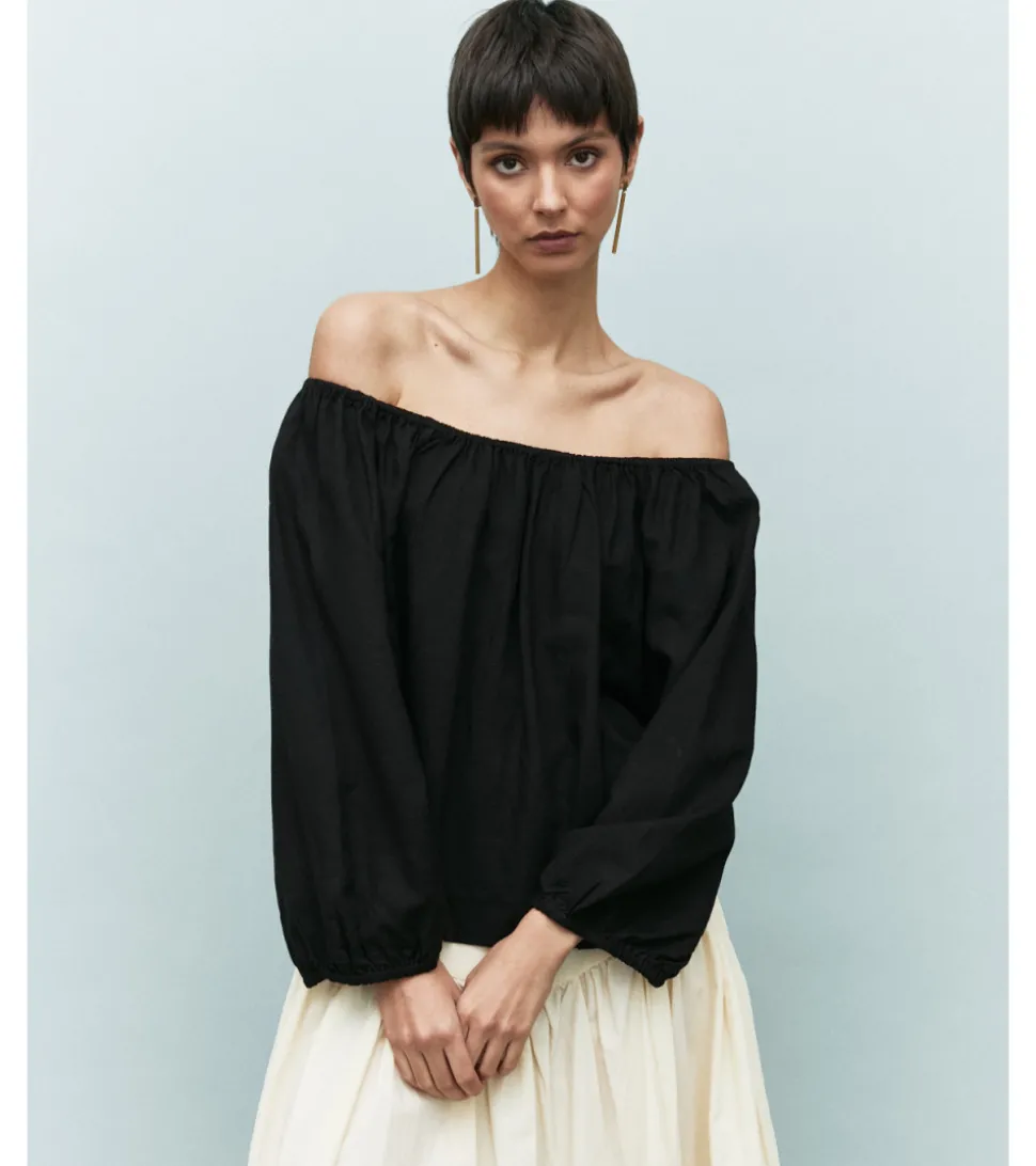 BLUSA LINO ESCOTE