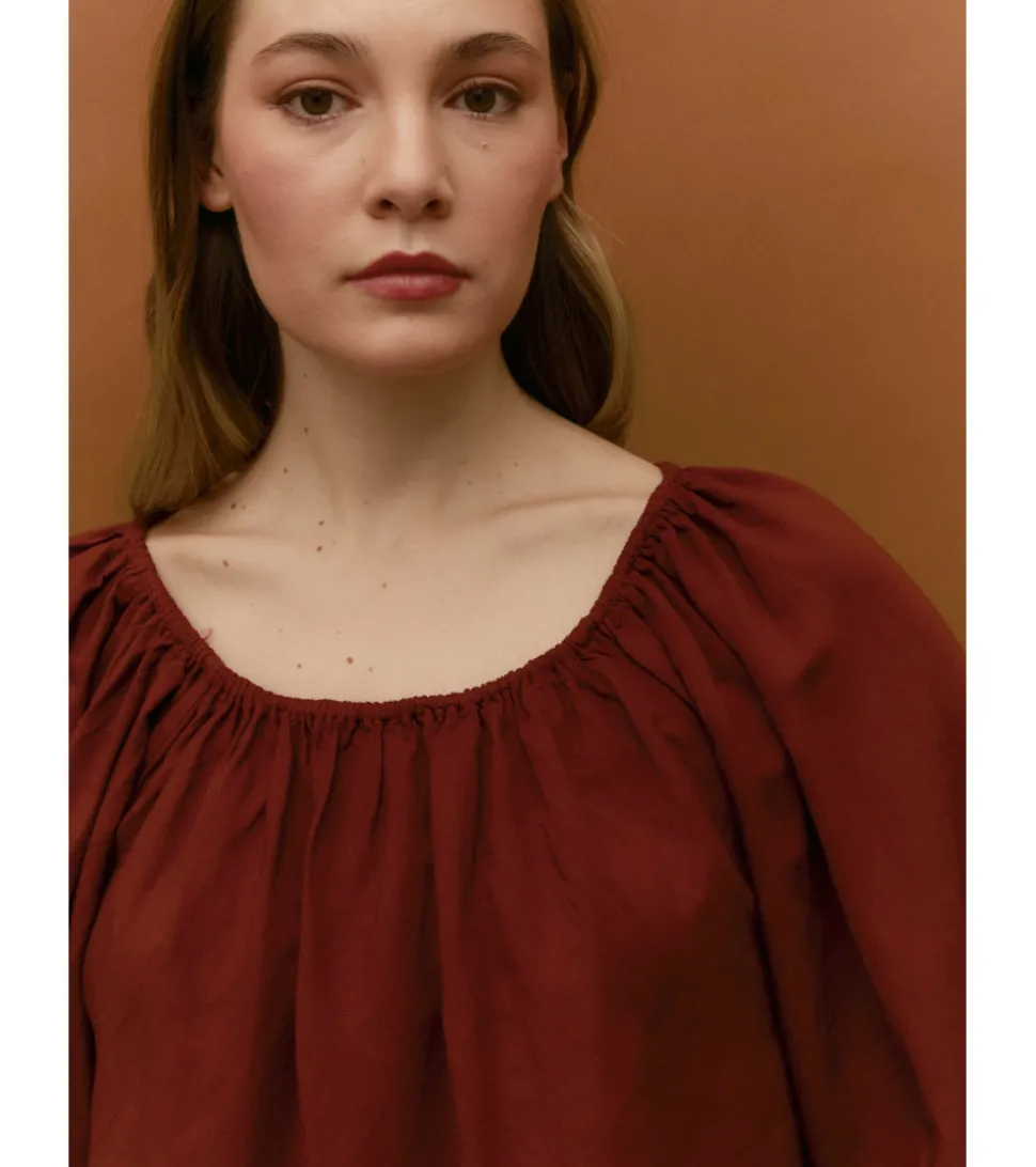 BLUSA LINO ESCOTE