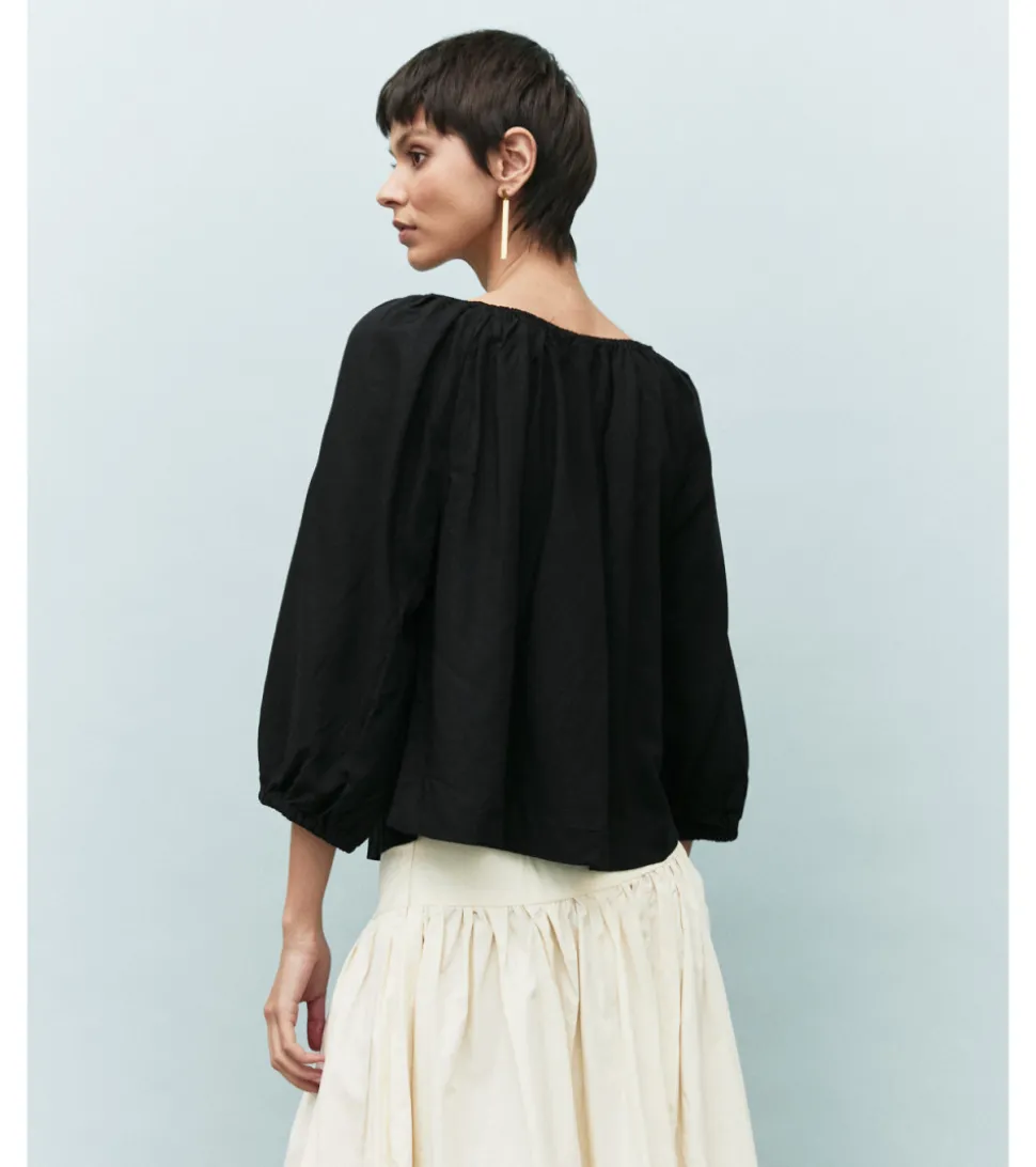 BLUSA LINO ESCOTE