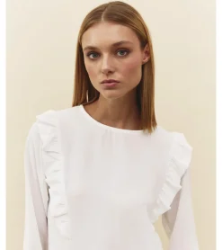 BLUSA LISA VOLANTES