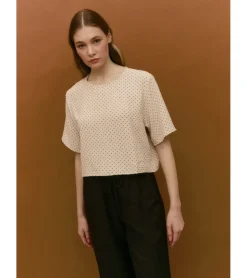 BLUSA LUNARES MANGA CORTA