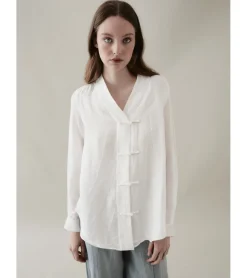 BLUSA MANGA LARGA LINO
