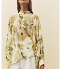 BLUSA OVERSIZE FLORES
