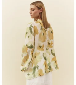 BLUSA OVERSIZE FLORES