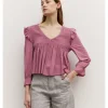 BLUSA PICO BRILLOS
