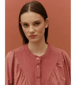 BLUSA PLIEGUES ALGODÓN