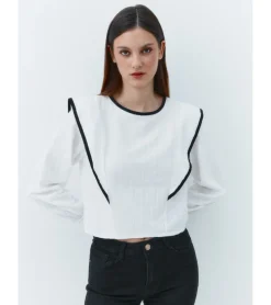 BLUSA PLUMETI VOLANTE